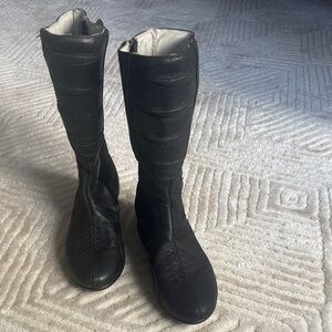 ICON Women's Black Moto Boots